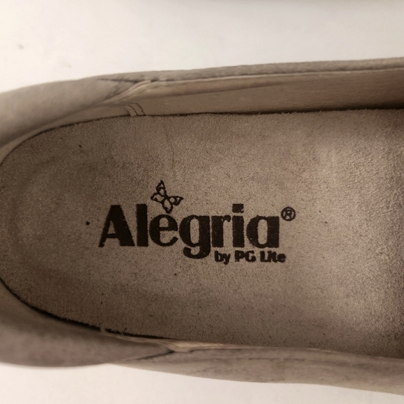 EUC ALEGRIA TAYLOR STONE WALL LOAFERS TAUPE BROWN SIZE 36 - Picture 10 of 14